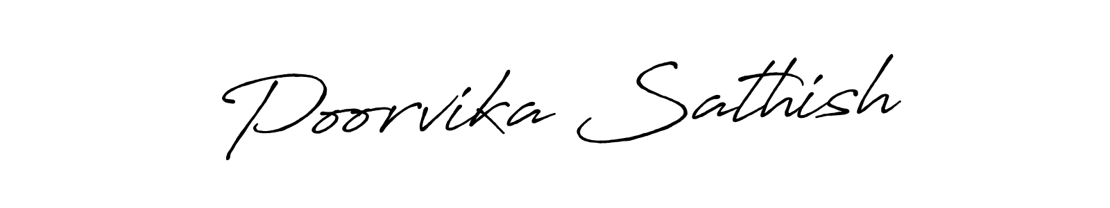 Once you've used our free online signature maker to create your best signature Antro_Vectra_Bolder style, it's time to enjoy all of the benefits that Poorvika Sathish name signing documents. Poorvika Sathish signature style 7 images and pictures png