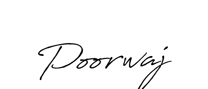 Also You can easily find your signature by using the search form. We will create Poorwaj name handwritten signature images for you free of cost using Antro_Vectra_Bolder sign style. Poorwaj signature style 7 images and pictures png