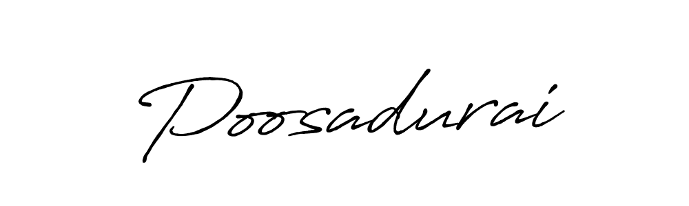Antro_Vectra_Bolder is a professional signature style that is perfect for those who want to add a touch of class to their signature. It is also a great choice for those who want to make their signature more unique. Get Poosadurai name to fancy signature for free. Poosadurai signature style 7 images and pictures png