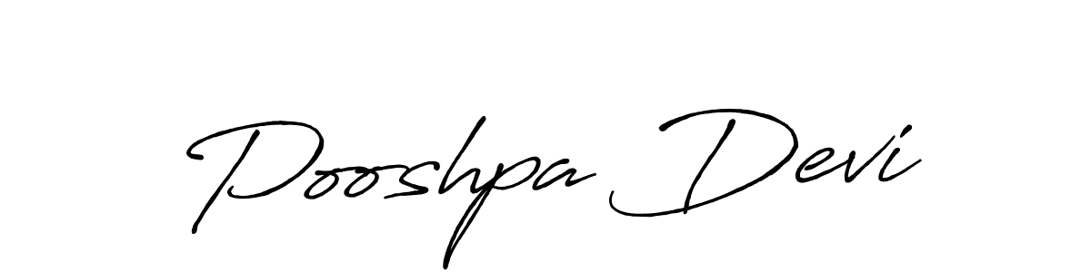 Use a signature maker to create a handwritten signature online. With this signature software, you can design (Antro_Vectra_Bolder) your own signature for name Pooshpa Devi. Pooshpa Devi signature style 7 images and pictures png