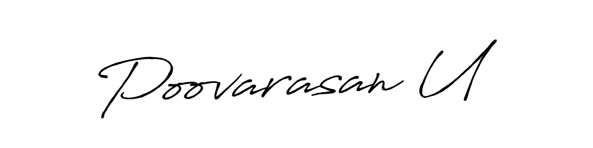 You can use this online signature creator to create a handwritten signature for the name Poovarasan U. This is the best online autograph maker. Poovarasan U signature style 7 images and pictures png