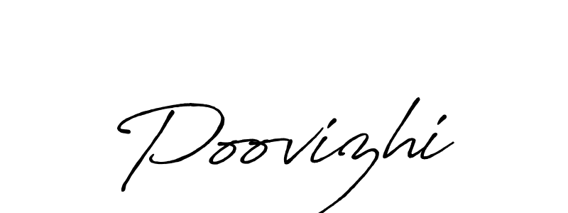 The best way (Antro_Vectra_Bolder) to make a short signature is to pick only two or three words in your name. The name Poovizhi include a total of six letters. For converting this name. Poovizhi signature style 7 images and pictures png