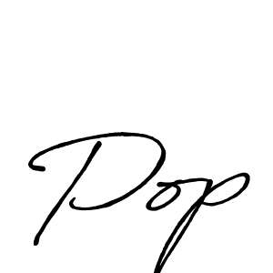 The best way (Antro_Vectra_Bolder) to make a short signature is to pick only two or three words in your name. The name Pop include a total of six letters. For converting this name. Pop signature style 7 images and pictures png