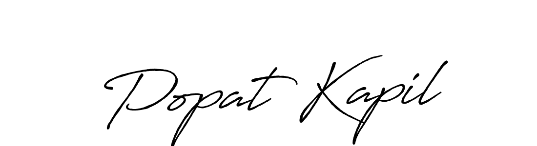 The best way (Antro_Vectra_Bolder) to make a short signature is to pick only two or three words in your name. The name Popat Kapil include a total of six letters. For converting this name. Popat Kapil signature style 7 images and pictures png