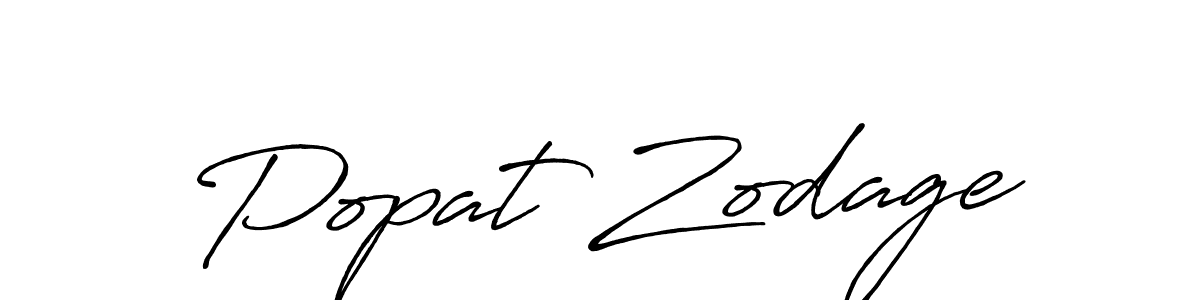 Design your own signature with our free online signature maker. With this signature software, you can create a handwritten (Antro_Vectra_Bolder) signature for name Popat Zodage. Popat Zodage signature style 7 images and pictures png