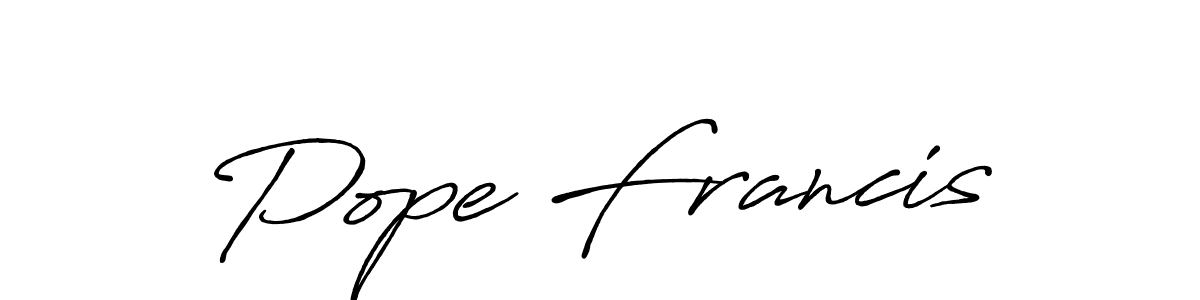 How to make Pope Francis signature? Antro_Vectra_Bolder is a professional autograph style. Create handwritten signature for Pope Francis name. Pope Francis signature style 7 images and pictures png