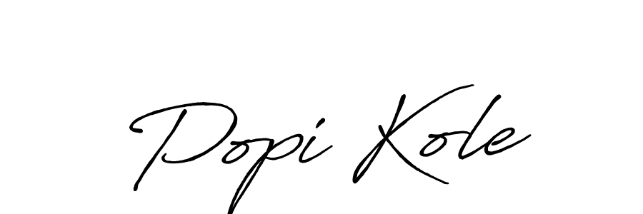 Make a short Popi Kole signature style. Manage your documents anywhere anytime using Antro_Vectra_Bolder. Create and add eSignatures, submit forms, share and send files easily. Popi Kole signature style 7 images and pictures png