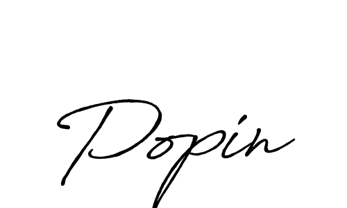 Similarly Antro_Vectra_Bolder is the best handwritten signature design. Signature creator online .You can use it as an online autograph creator for name Popin. Popin signature style 7 images and pictures png