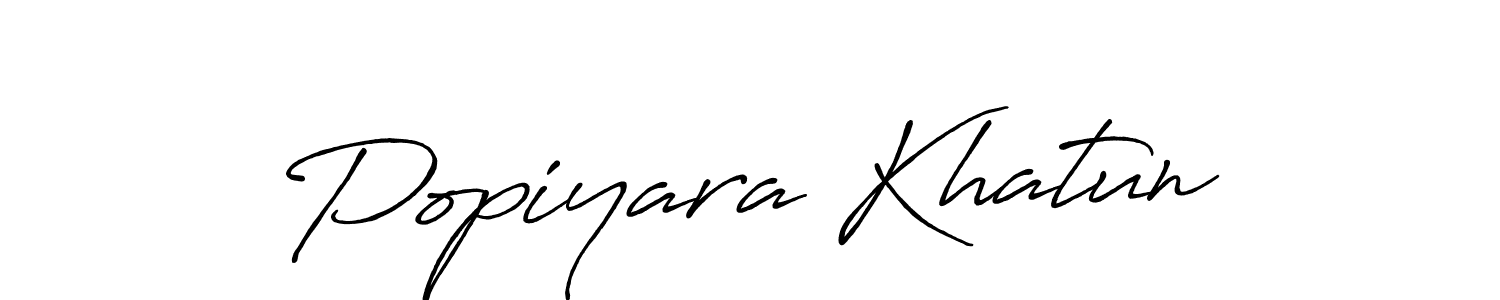 Use a signature maker to create a handwritten signature online. With this signature software, you can design (Antro_Vectra_Bolder) your own signature for name Popiyara Khatun. Popiyara Khatun signature style 7 images and pictures png