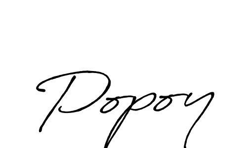 How to make Popoy name signature. Use Antro_Vectra_Bolder style for creating short signs online. This is the latest handwritten sign. Popoy signature style 7 images and pictures png
