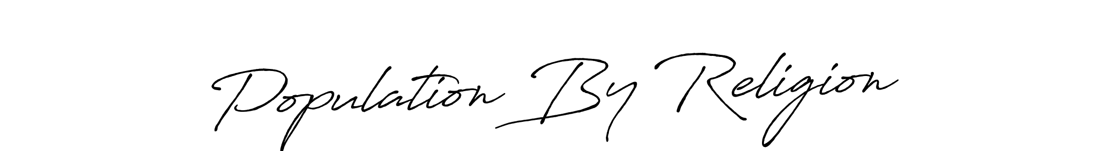 Make a beautiful signature design for name Population By Religion. With this signature (Antro_Vectra_Bolder) style, you can create a handwritten signature for free. Population By Religion signature style 7 images and pictures png