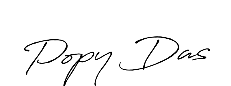 How to make Popy Das signature? Antro_Vectra_Bolder is a professional autograph style. Create handwritten signature for Popy Das name. Popy Das signature style 7 images and pictures png