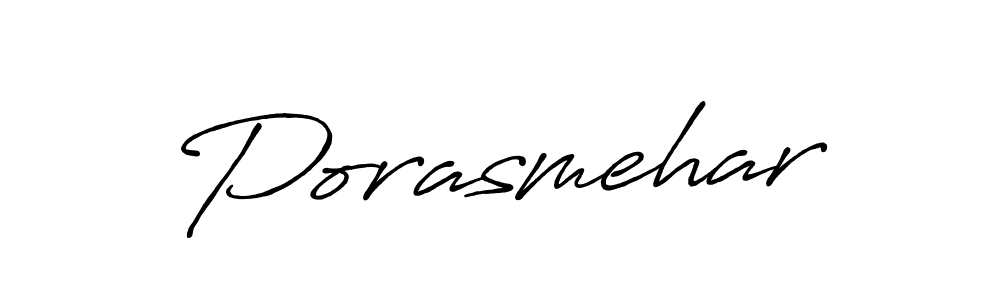 Design your own signature with our free online signature maker. With this signature software, you can create a handwritten (Antro_Vectra_Bolder) signature for name Porasmehar. Porasmehar signature style 7 images and pictures png
