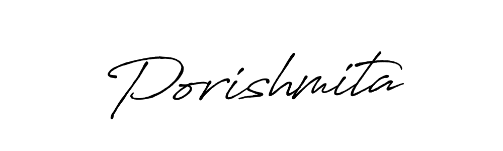 Once you've used our free online signature maker to create your best signature Antro_Vectra_Bolder style, it's time to enjoy all of the benefits that Porishmita name signing documents. Porishmita signature style 7 images and pictures png