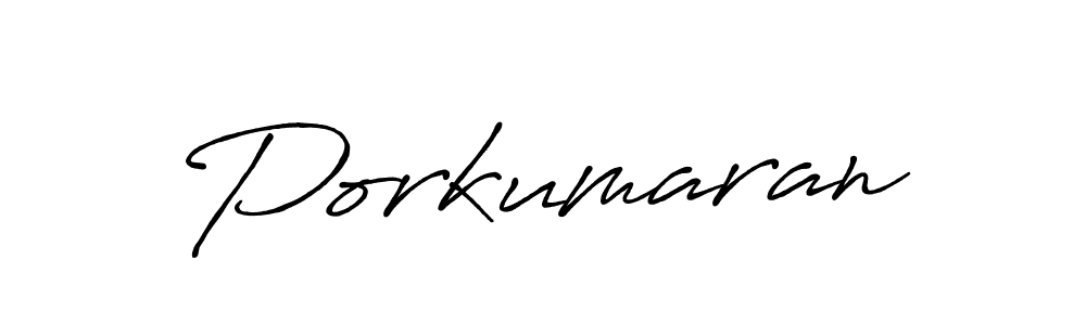 You should practise on your own different ways (Antro_Vectra_Bolder) to write your name (Porkumaran) in signature. don't let someone else do it for you. Porkumaran signature style 7 images and pictures png