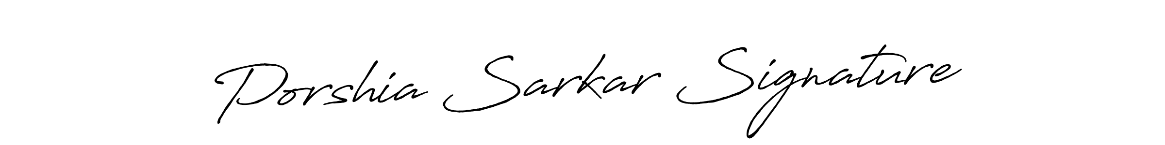 Use a signature maker to create a handwritten signature online. With this signature software, you can design (Antro_Vectra_Bolder) your own signature for name Porshia Sarkar Signature. Porshia Sarkar Signature signature style 7 images and pictures png