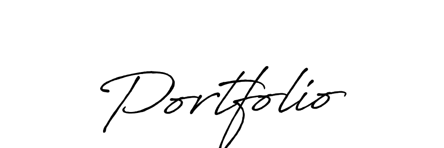 Portfolio stylish signature style. Best Handwritten Sign (Antro_Vectra_Bolder) for my name. Handwritten Signature Collection Ideas for my name Portfolio. Portfolio signature style 7 images and pictures png