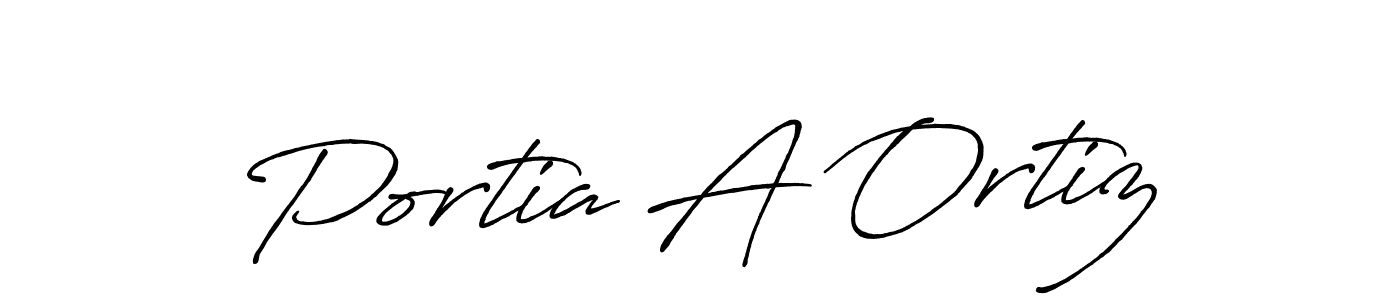 if you are searching for the best signature style for your name Portia A Ortiz. so please give up your signature search. here we have designed multiple signature styles  using Antro_Vectra_Bolder. Portia A Ortiz signature style 7 images and pictures png