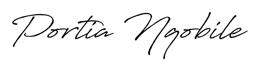 Achieve flawless digital penmanship with Portia Nqobile name in Antro_Vectra_Bolder font. The perfect tool for creating online signatures. Portia Nqobile signature style 7 images and pictures png
