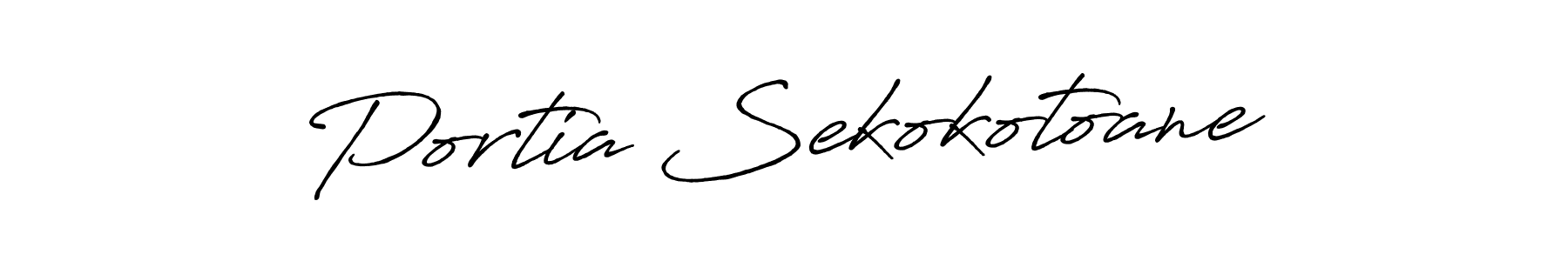 Similarly Antro_Vectra_Bolder is the best handwritten signature design. Signature creator online .You can use it as an online autograph creator for name Portia Sekokotoane. Portia Sekokotoane signature style 7 images and pictures png