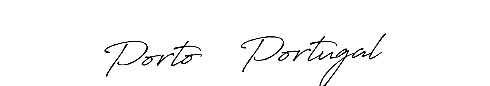 Porto    Portugal stylish signature style. Best Handwritten Sign (Antro_Vectra_Bolder) for my name. Handwritten Signature Collection Ideas for my name Porto    Portugal. Porto    Portugal signature style 7 images and pictures png