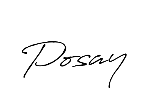 The best way (Antro_Vectra_Bolder) to make a short signature is to pick only two or three words in your name. The name Posay include a total of six letters. For converting this name. Posay signature style 7 images and pictures png