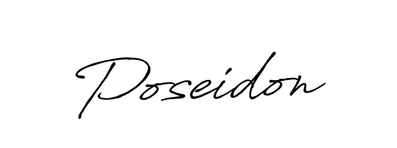 Make a beautiful signature design for name Poseidon. With this signature (Antro_Vectra_Bolder) style, you can create a handwritten signature for free. Poseidon signature style 7 images and pictures png