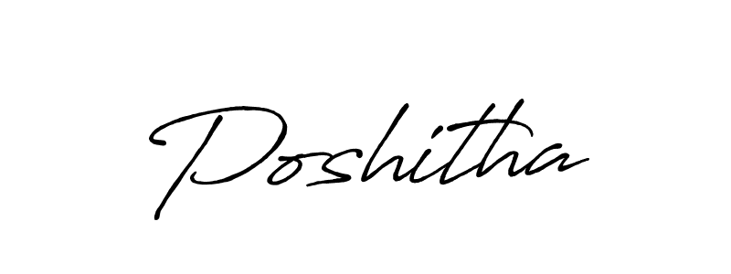 if you are searching for the best signature style for your name Poshitha. so please give up your signature search. here we have designed multiple signature styles  using Antro_Vectra_Bolder. Poshitha signature style 7 images and pictures png