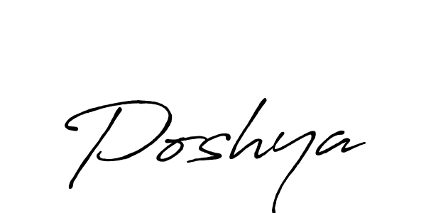 You should practise on your own different ways (Antro_Vectra_Bolder) to write your name (Poshya) in signature. don't let someone else do it for you. Poshya signature style 7 images and pictures png