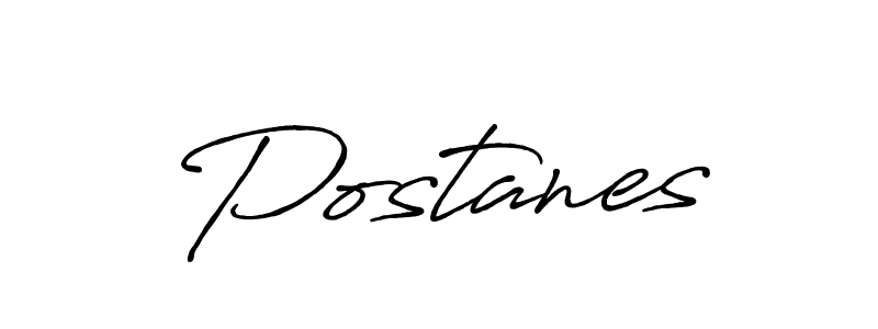 Also we have Postanes name is the best signature style. Create professional handwritten signature collection using Antro_Vectra_Bolder autograph style. Postanes signature style 7 images and pictures png