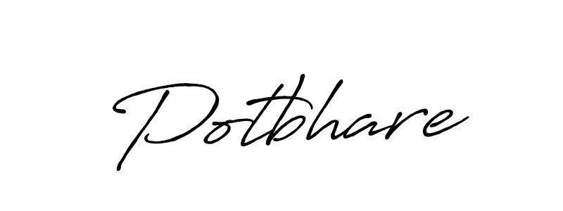 It looks lik you need a new signature style for name Potbhare. Design unique handwritten (Antro_Vectra_Bolder) signature with our free signature maker in just a few clicks. Potbhare signature style 7 images and pictures png