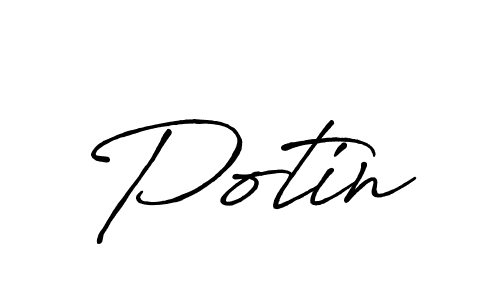It looks lik you need a new signature style for name Potin. Design unique handwritten (Antro_Vectra_Bolder) signature with our free signature maker in just a few clicks. Potin signature style 7 images and pictures png