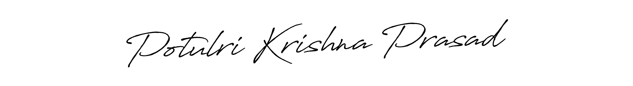 Also we have Potulri Krishna Prasad name is the best signature style. Create professional handwritten signature collection using Antro_Vectra_Bolder autograph style. Potulri Krishna Prasad signature style 7 images and pictures png