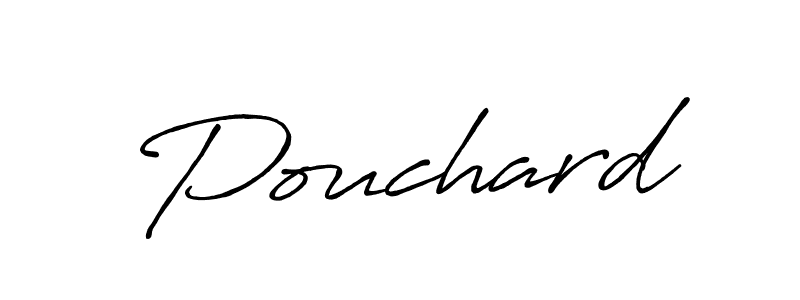 How to make Pouchard name signature. Use Antro_Vectra_Bolder style for creating short signs online. This is the latest handwritten sign. Pouchard signature style 7 images and pictures png