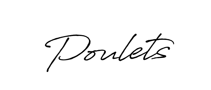 It looks lik you need a new signature style for name Poulets. Design unique handwritten (Antro_Vectra_Bolder) signature with our free signature maker in just a few clicks. Poulets signature style 7 images and pictures png