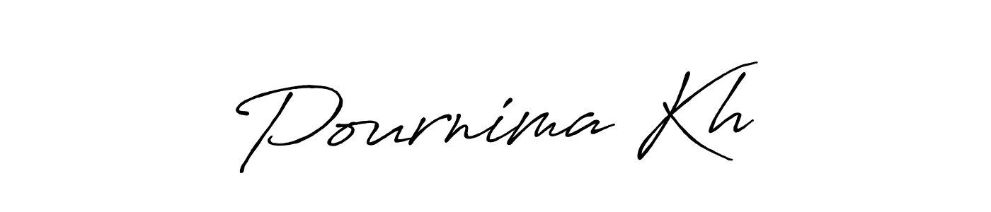 Use a signature maker to create a handwritten signature online. With this signature software, you can design (Antro_Vectra_Bolder) your own signature for name Pournima Kh❤. Pournima Kh❤ signature style 7 images and pictures png