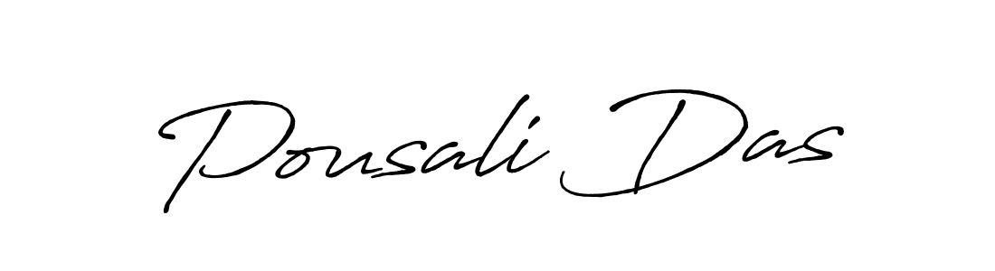 Design your own signature with our free online signature maker. With this signature software, you can create a handwritten (Antro_Vectra_Bolder) signature for name Pousali Das. Pousali Das signature style 7 images and pictures png
