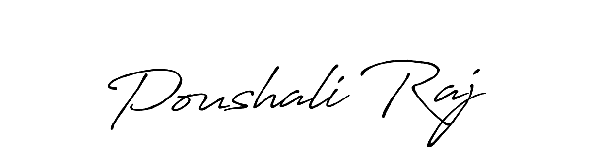 Once you've used our free online signature maker to create your best signature Antro_Vectra_Bolder style, it's time to enjoy all of the benefits that Poushali Raj name signing documents. Poushali Raj signature style 7 images and pictures png