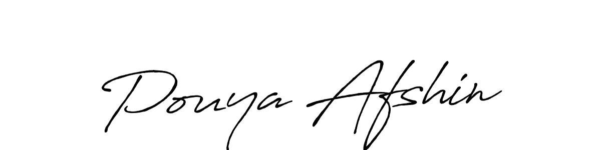 Use a signature maker to create a handwritten signature online. With this signature software, you can design (Antro_Vectra_Bolder) your own signature for name Pouya Afshin. Pouya Afshin signature style 7 images and pictures png