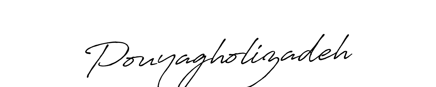 How to make Pouyagholizadeh name signature. Use Antro_Vectra_Bolder style for creating short signs online. This is the latest handwritten sign. Pouyagholizadeh signature style 7 images and pictures png