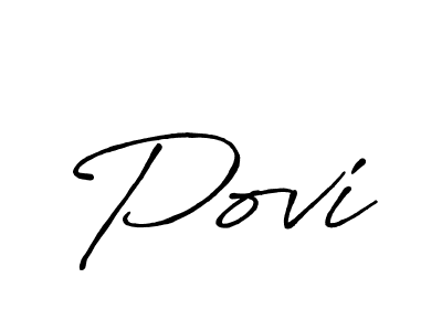 Also we have Povi name is the best signature style. Create professional handwritten signature collection using Antro_Vectra_Bolder autograph style. Povi signature style 7 images and pictures png