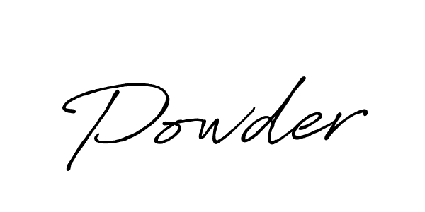 Also we have Powder name is the best signature style. Create professional handwritten signature collection using Antro_Vectra_Bolder autograph style. Powder signature style 7 images and pictures png