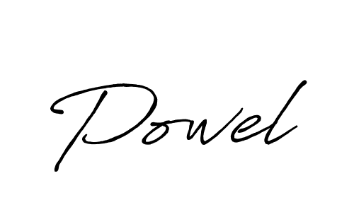 How to make Powel signature? Antro_Vectra_Bolder is a professional autograph style. Create handwritten signature for Powel name. Powel signature style 7 images and pictures png