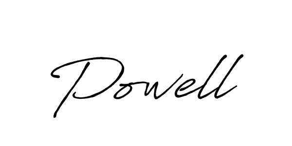 Design your own signature with our free online signature maker. With this signature software, you can create a handwritten (Antro_Vectra_Bolder) signature for name Powell. Powell signature style 7 images and pictures png