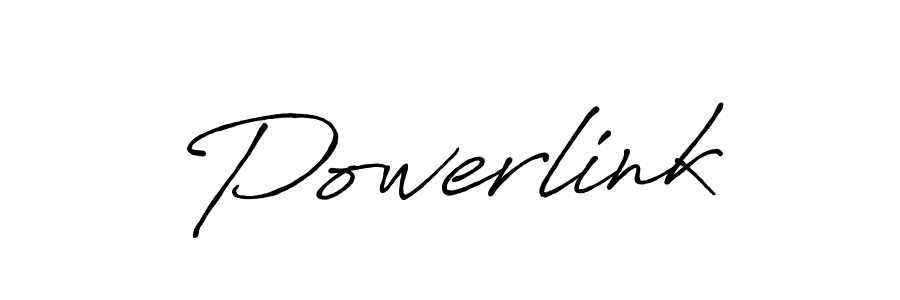 Use a signature maker to create a handwritten signature online. With this signature software, you can design (Antro_Vectra_Bolder) your own signature for name Powerlink. Powerlink signature style 7 images and pictures png