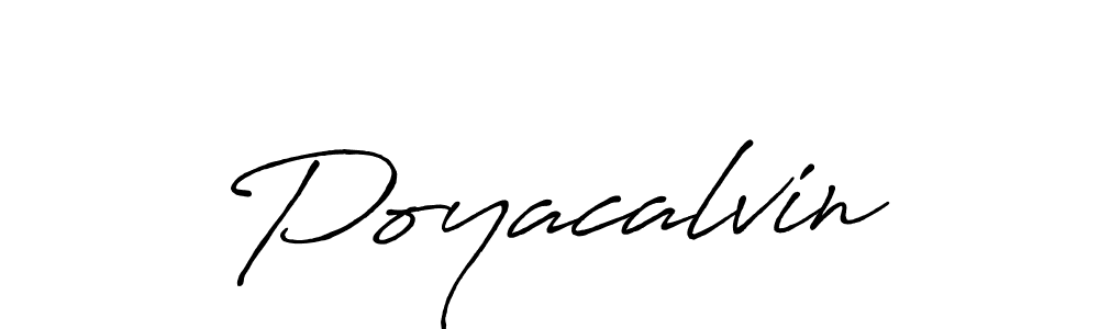 It looks lik you need a new signature style for name Poyacalvin. Design unique handwritten (Antro_Vectra_Bolder) signature with our free signature maker in just a few clicks. Poyacalvin signature style 7 images and pictures png
