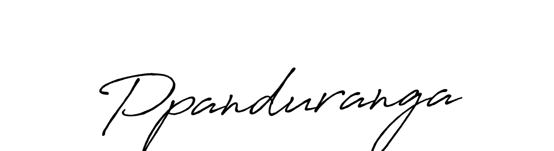 Create a beautiful signature design for name Ppanduranga. With this signature (Antro_Vectra_Bolder) fonts, you can make a handwritten signature for free. Ppanduranga signature style 7 images and pictures png