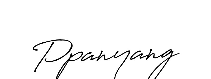 Design your own signature with our free online signature maker. With this signature software, you can create a handwritten (Antro_Vectra_Bolder) signature for name Ppanyang. Ppanyang signature style 7 images and pictures png