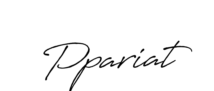 Ppariat stylish signature style. Best Handwritten Sign (Antro_Vectra_Bolder) for my name. Handwritten Signature Collection Ideas for my name Ppariat. Ppariat signature style 7 images and pictures png