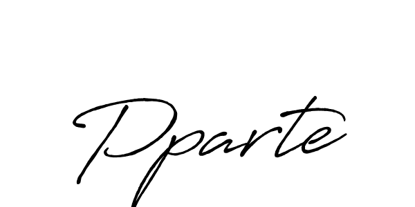Also we have Pparte name is the best signature style. Create professional handwritten signature collection using Antro_Vectra_Bolder autograph style. Pparte signature style 7 images and pictures png